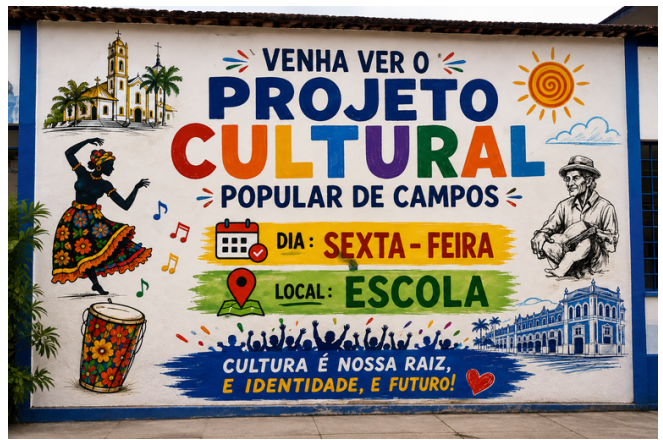 Cartaz do Projeto Cultural