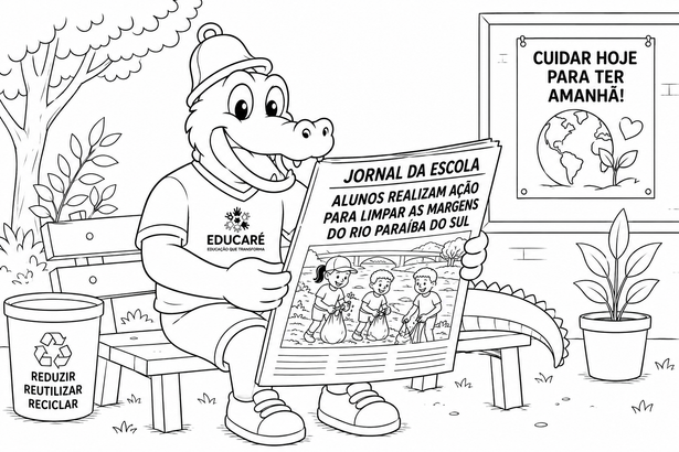 Educaré lendo o Jornal da Escola